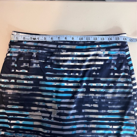 Callaway Womens Opti Dri Navy Turquoise Golf Skort Size Large Vibrant Artsy - Picture 7 of 8